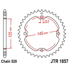 Rozeta JT YAMAHA 42 zubů                                                                                                                                                                                                                                  