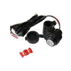 Zásuvka USB s držákem na řídítka                                                                                                                                                                                                                          