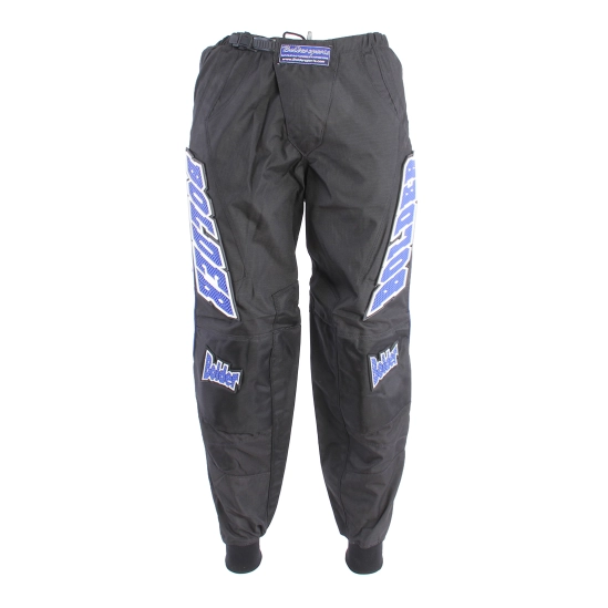 BOLDER 38 Kalhoty Motocross Kids černo - modrá