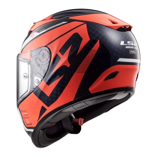 Helma LS2 FF323 ARROW C EVO STING BLUE FLUO ORANGE