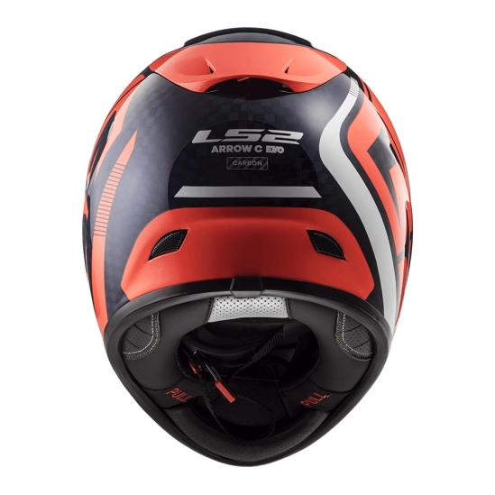 Helma LS2 FF323 ARROW C EVO STING BLUE FLUO ORANGE