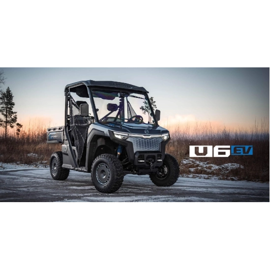 CFMOTO UTV GLADIATOR U6 EV - L7e - bílá SPZ                                                                                                                                                                                                               
